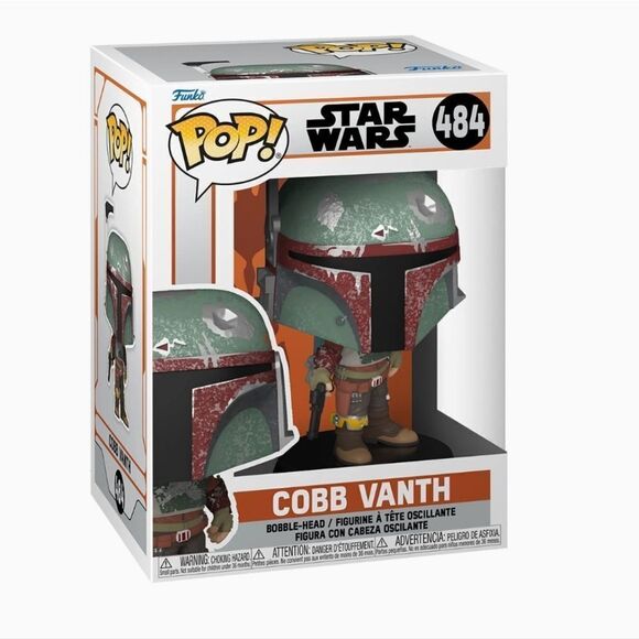 NWT Funko Pop! Star Wars: The Mandalorian - Cobb Vanth (The Marshal) 484 - Picture 1 of 3